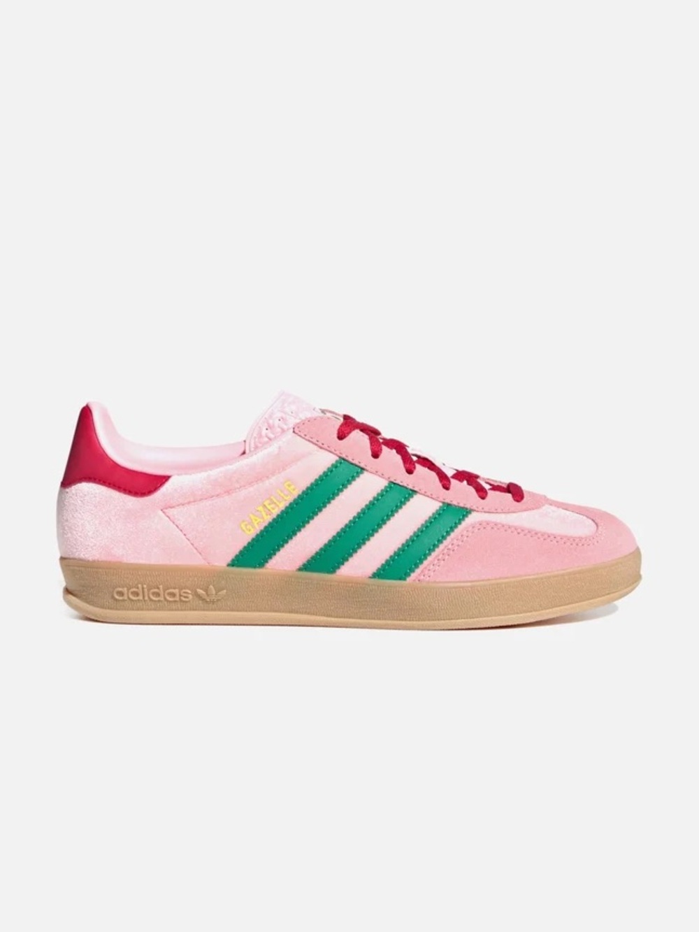 Adidas WMNS Gazelle Indoor - Court Green / Glow Pink / Gum